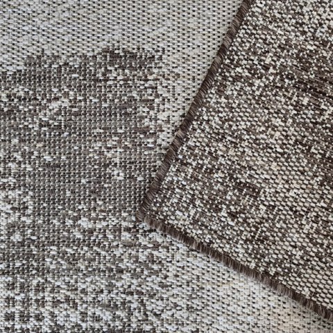 Dywan sznurkowy dwustronny ZARA 10 brązowy 160 x 230 cm brązowy Dywan sznurkowy dwustronny ZARA 10 brązowy 160 x 230 cm brązowy