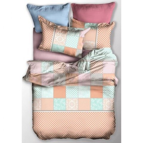 Frankhauer Pościel 100% mikrofibra KOLOROWY PUNKT - 200X200+80X80*2 Frankhauer Pościel 100% mikrofibra KOLOROWY PUNKT - 200X200+80X80*2