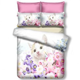 Frankhauer Pościel z nadrukiem 3D SŁODKOŚCI - 200X220+80X80*2