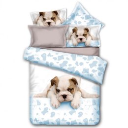 Frankhauer Pościel z nadrukiem 3D SZCZENIAKI - 200X220+80X80*2