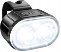 LAMPKA ROWEROWA PRZEDNIA TYLNA ŚWIATŁO LED NA ROWER KIEROWNICĘ MOCNA USB