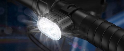 LAMPKA ROWEROWA PRZEDNIA TYLNA ŚWIATŁO LED NA ROWER KIEROWNICĘ MOCNA USB LAMPKA ROWEROWA PRZEDNIA TYLNA ŚWIATŁO LED NA ROWER KIEROWNICĘ MOCNA USB