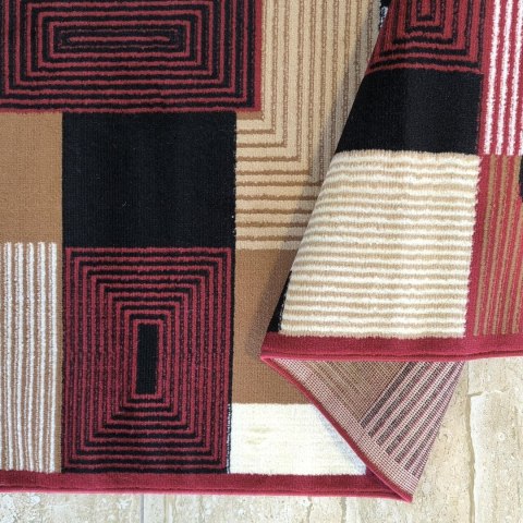 Dywan BCF Alfa 18 czerwony 40 x 60 cm czerwony