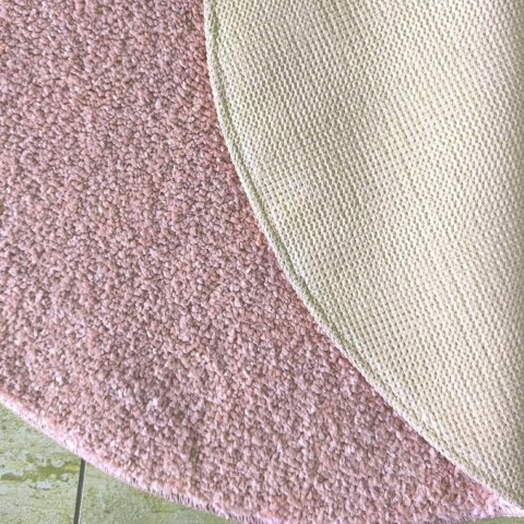 Dywan Kamel Koło - pink pudrowy 60 cm