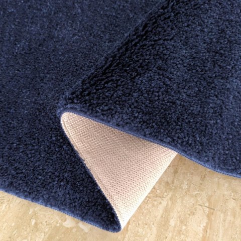 Dywan Kamel Typu Shaggy Nowoczesny Soft - Granatowy 80 x 150 cm