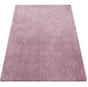 Dywan Kamel Typu Shaggy Nowoczesny Soft - Pudrowy róż 60 x 100 cm