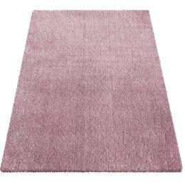 Dywan Kamel Typu Shaggy Nowoczesny Soft - Pudrowy róż 60 x 100 cm