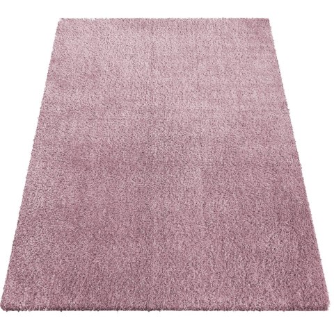 Dywan Kamel Typu Shaggy Nowoczesny Soft - Pudrowy róż 60 x 100 cm