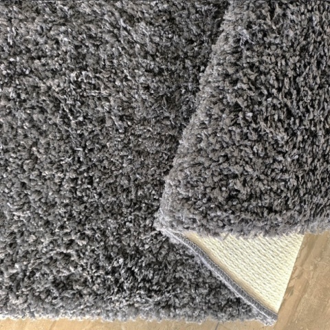 Dywan pluszowy shaggy do prania Brązowy 160 x 220