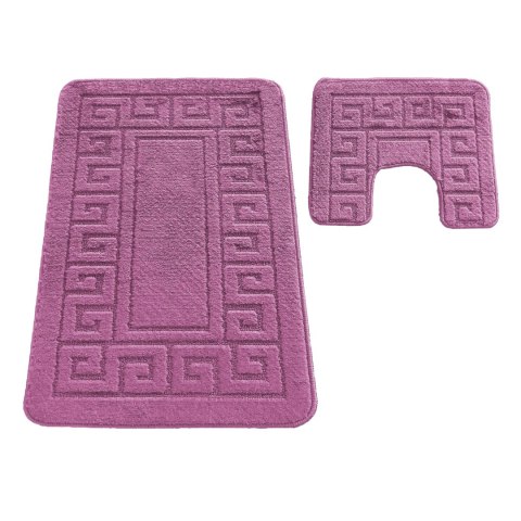 Komplet łazienkowy Montana z wycięciem Ethnic Cherry Bubble Komplet (50 cm x 80 cm i 40 cm x 50 cm)