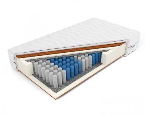 Frankhauer Materac pocket z kokosem obustronnym Tytan - 200 x 200 - SilverActive