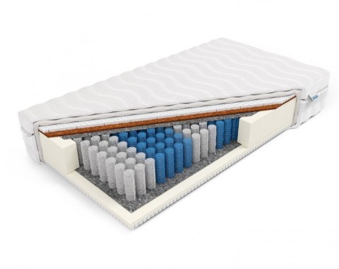 Frankhauer Materac pocket z kokosem i lateksem Nemezis Plus - 180 x 200 - SilverActive
