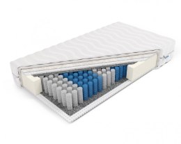 Frankhauer Materac pocket z lateksem i owczą wełną Euros - 180 x 220 - Medicott/Tencel