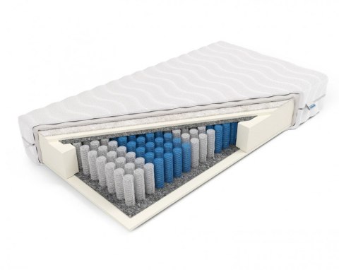 Frankhauer Materac pocket z owczą wełną Zefir - 150 x 200 - SilverActive