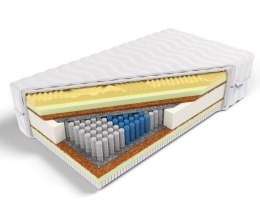 Frankhauer Materac multipocket memory z lateksem i kokosem Jazon - 180 x 200 - Aloe Vera