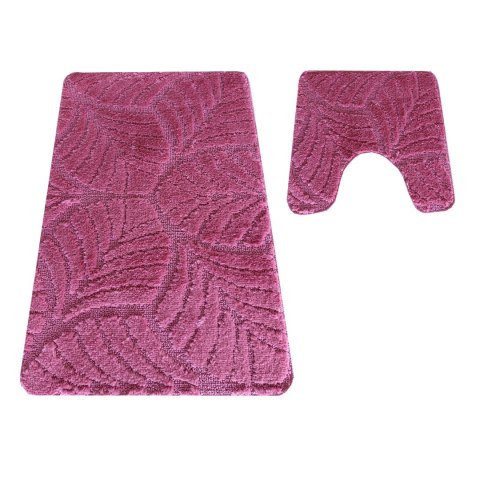 Komplet łazienkowy Montana z wycięciem CLT-022 Drose Komplet (50 cm x 80 cm i 40 cm x 50 cm)