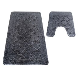 Komplet łazienkowy Montana z wycięciem CLT-31 Antracyt (50 cm x 80 cm i 40 cm x 50 cm) atracytowy