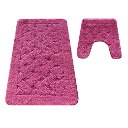 Komplet łazienkowy Montana z wycięciem CLT-31 Drose Komplet (50 cm x 80 cm i 40 cm x 50 cm)