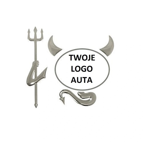 Emblemat naklejka diabeł DEVIL VW OPEL BMW i inne Emblemat naklejka diabeł DEVIL VW OPEL BMW i inne