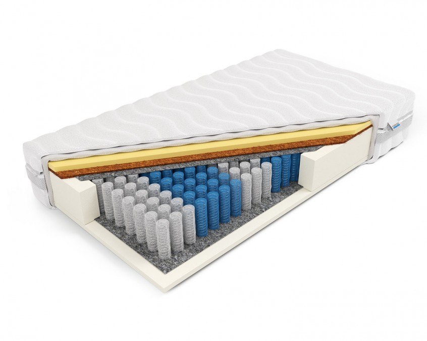 Materac pocket memory z kokosem Hynos Plus Materac pocket memory z kokosem Hynos Plus