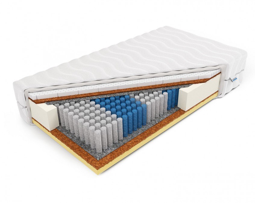 Multipocket z memory lateksem i obustronnym kokosem Hyperion Multipocket z memory lateksem i obustronnym kokosem Hyperion
